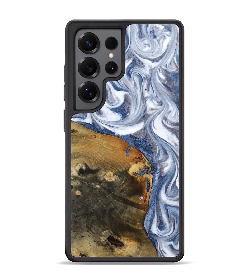 Galaxy S25 Ultra Wood Phone Case - Dario (Blue, 818047)