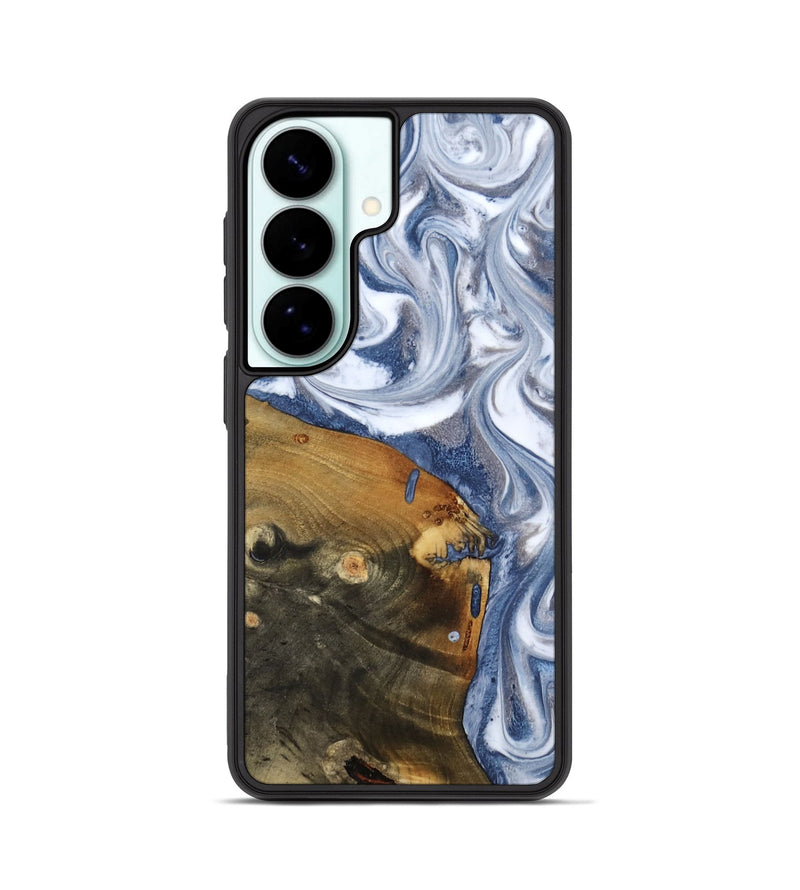 Galaxy S26 Wood Phone Case - Dario (Blue, 818047)