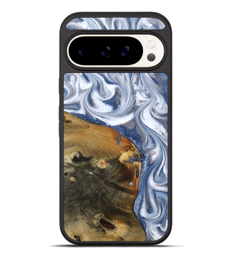Pixel 10 Pro XL Wood Phone Case - Dario (Blue, 818047)