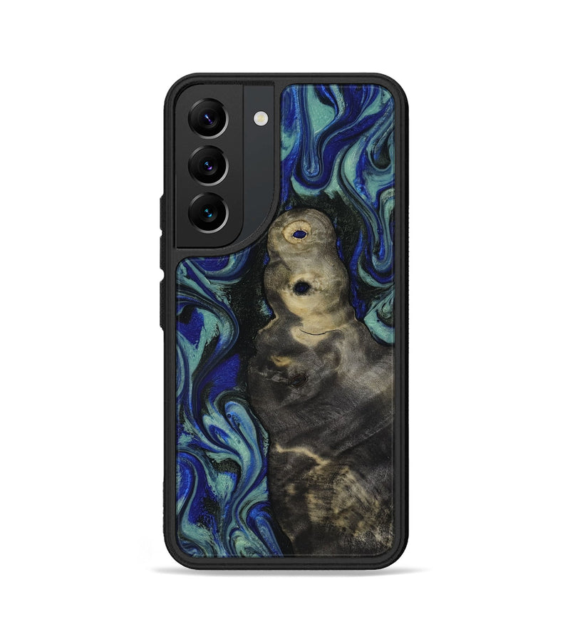 Galaxy S22 Wood Phone Case - Alaiya (Blue, 818050)