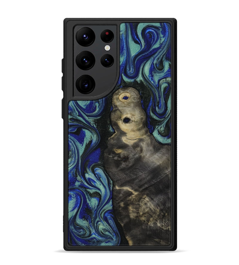 Galaxy S22 Ultra Wood Phone Case - Alaiya (Blue, 818050)