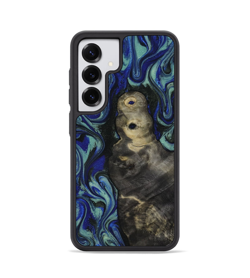 Galaxy S25 Wood Phone Case - Alaiya (Blue, 818050)