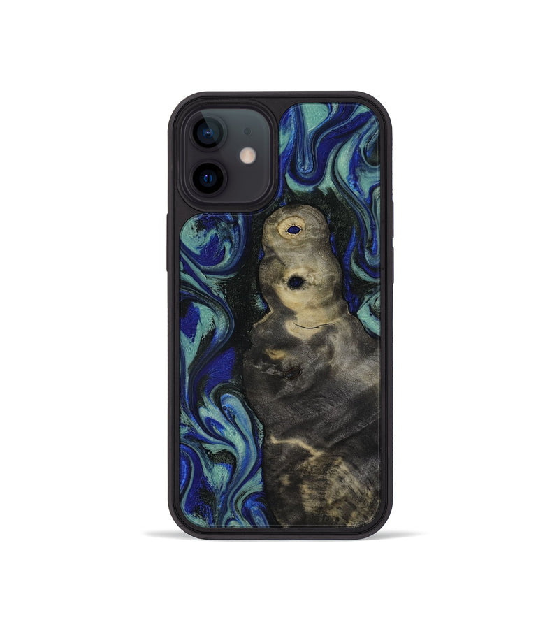 iPhone 12 mini Wood Phone Case - Alaiya (Blue, 818050)