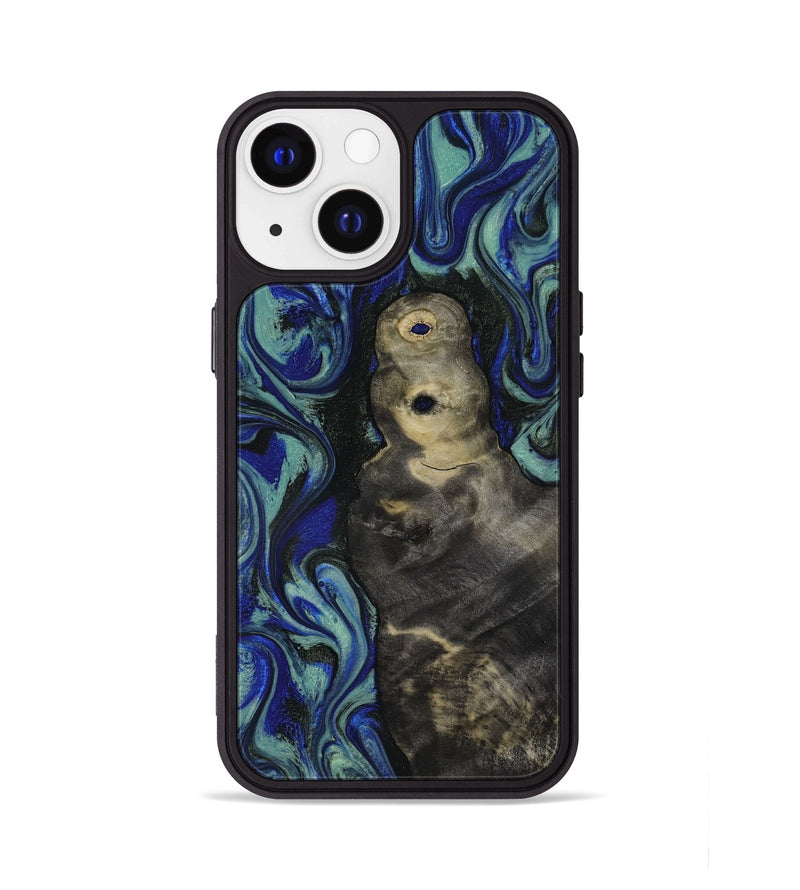 iPhone 13 Wood Phone Case - Alaiya (Blue, 818050)