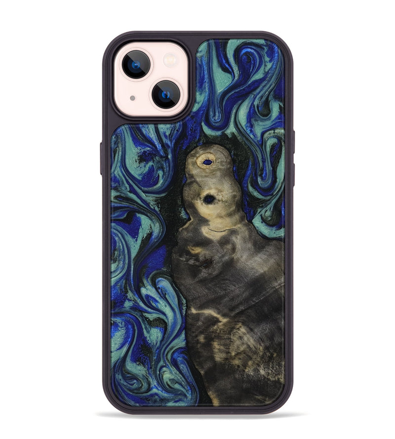 iPhone 14 Plus Wood Phone Case - Alaiya (Blue, 818050)