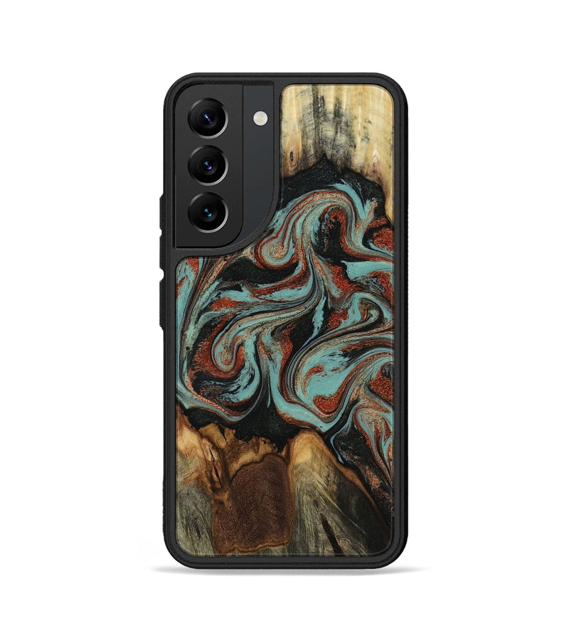 Galaxy S22 Wood Phone Case - Tim (Green, 818052)