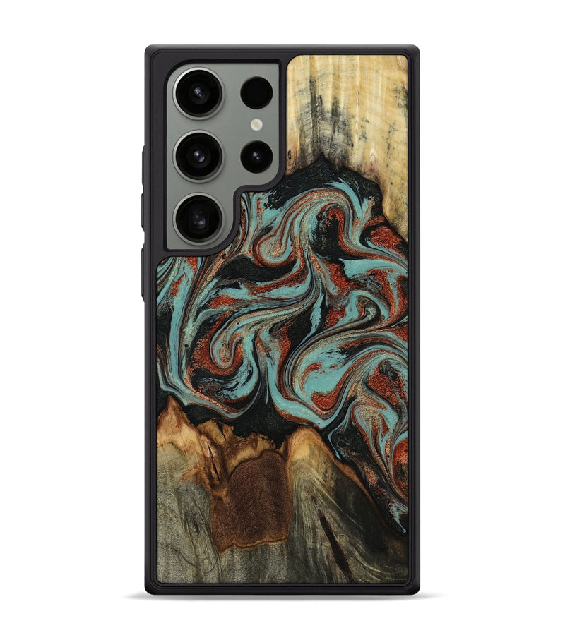 Galaxy S24 Ultra Wood Phone Case - Tim (Green, 818052)