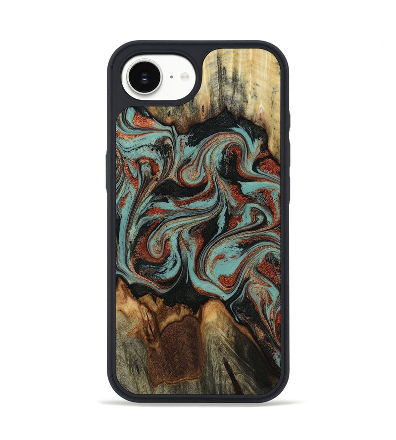 iPhone 16e Wood Phone Case - Tim (Green, 818052)