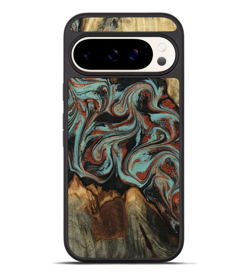 Pixel 9 Pro XL Wood Phone Case - Tim (Green, 818052)