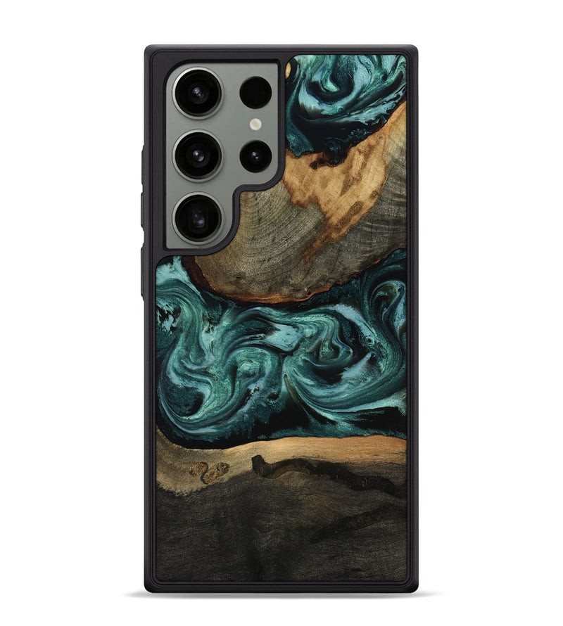 Galaxy S24 Ultra Wood Phone Case - Mike (Green, 818053)