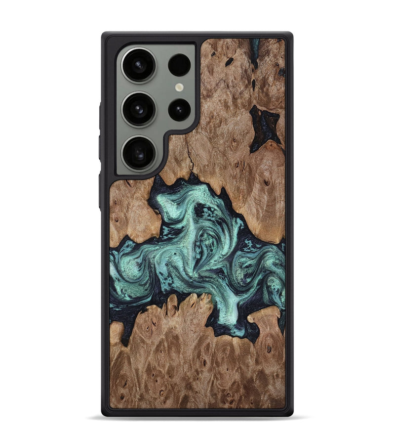 Galaxy S24 Ultra Wood Phone Case - Sheldon (Green, 818054)