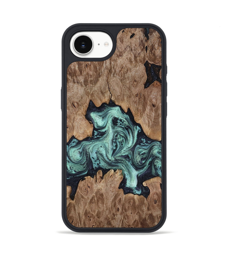 iPhone 17e Wood Phone Case - Sheldon (Green, 818054)