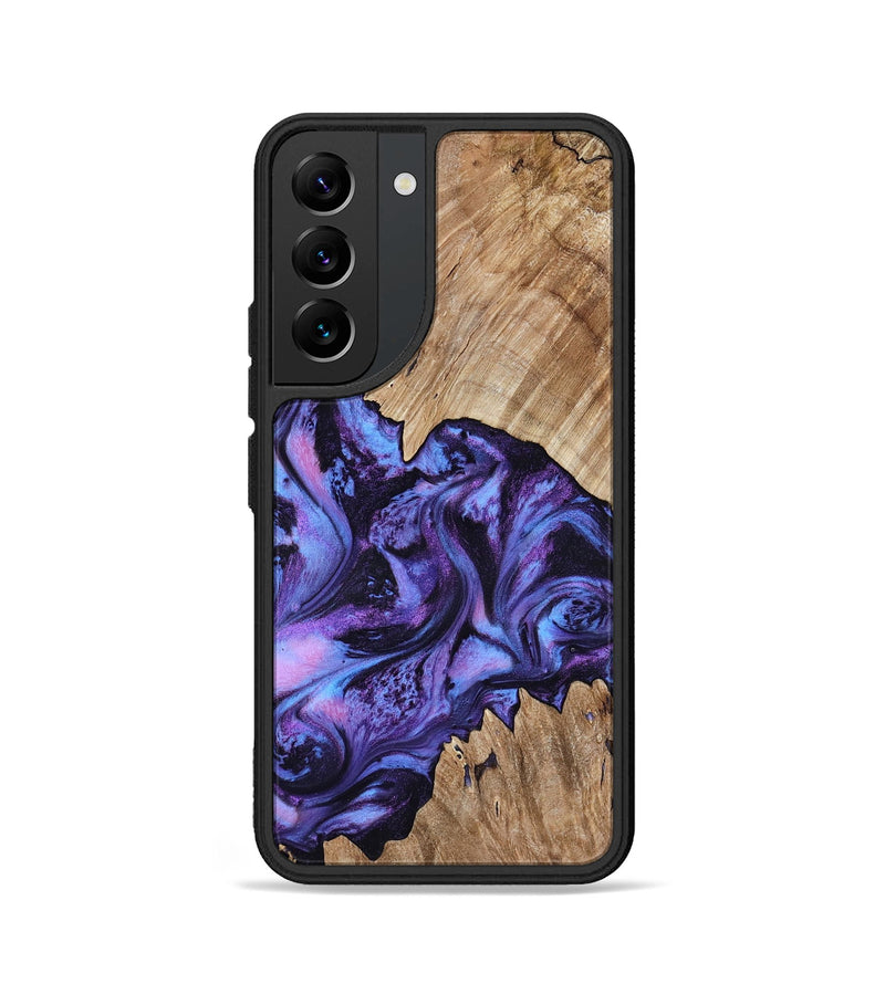 Galaxy S22 Wood Phone Case - Jair (Purple, 818055)
