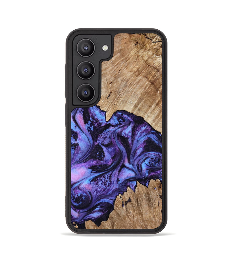 Galaxy S23 Wood Phone Case - Jair (Purple, 818055)