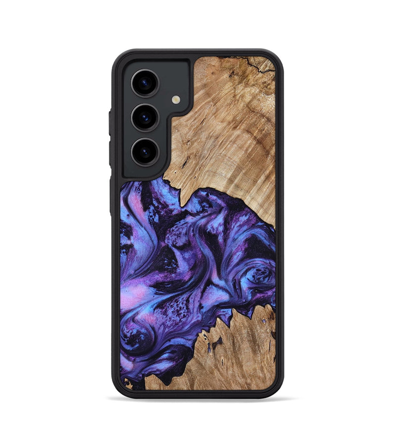 Galaxy S24 Wood Phone Case - Jair (Purple, 818055)