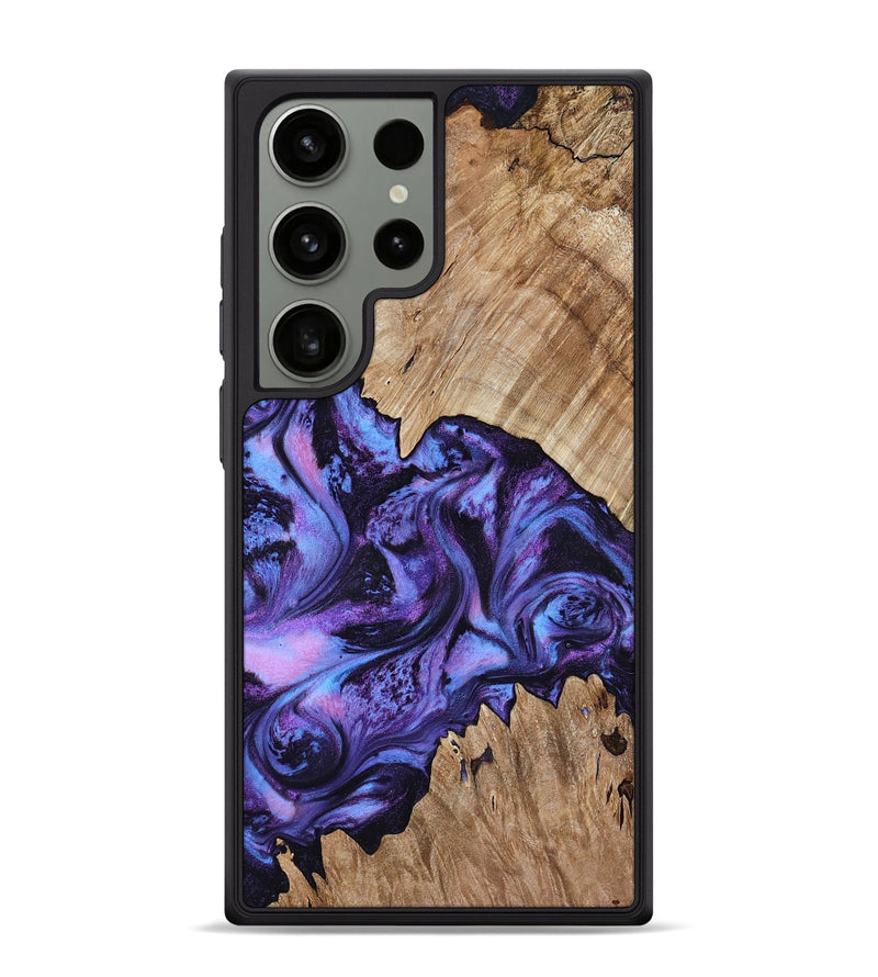 Galaxy S24 Ultra Wood Phone Case - Jair (Purple, 818055)