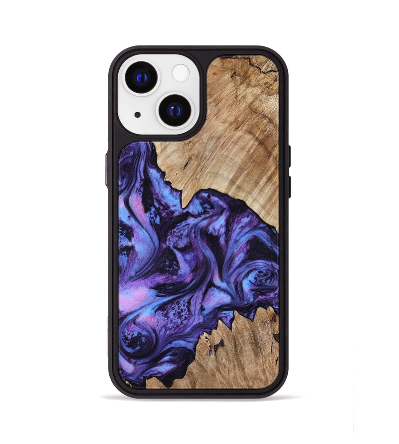 iPhone 13 Wood Phone Case - Jair (Purple, 818055)