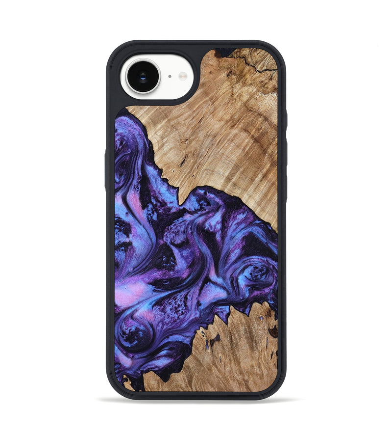 iPhone 16e Wood Phone Case - Jair (Purple, 818055)