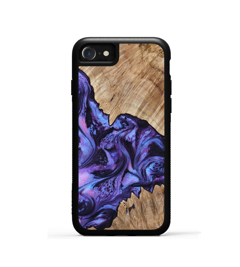 iPhone SE Wood Phone Case - Jair (Purple, 818055)