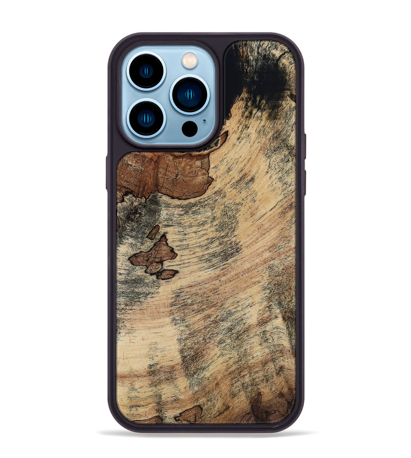 iPhone 14 Pro Max Wood Phone Case - Elina (Wood Burl, 818058)