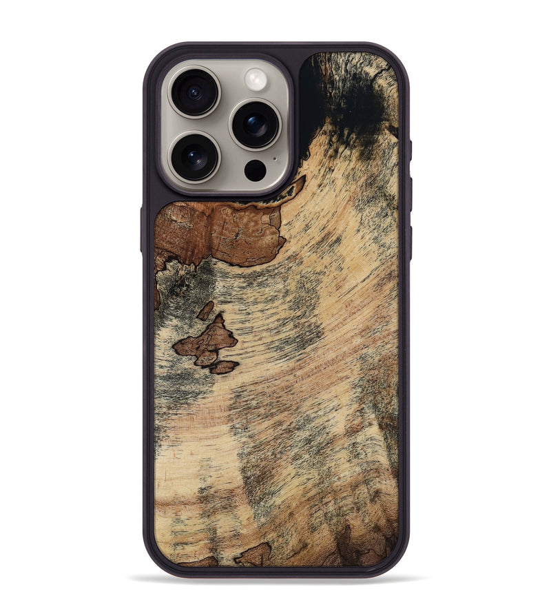 iPhone 15 Pro Max Wood Phone Case - Elina (Wood Burl, 818058)