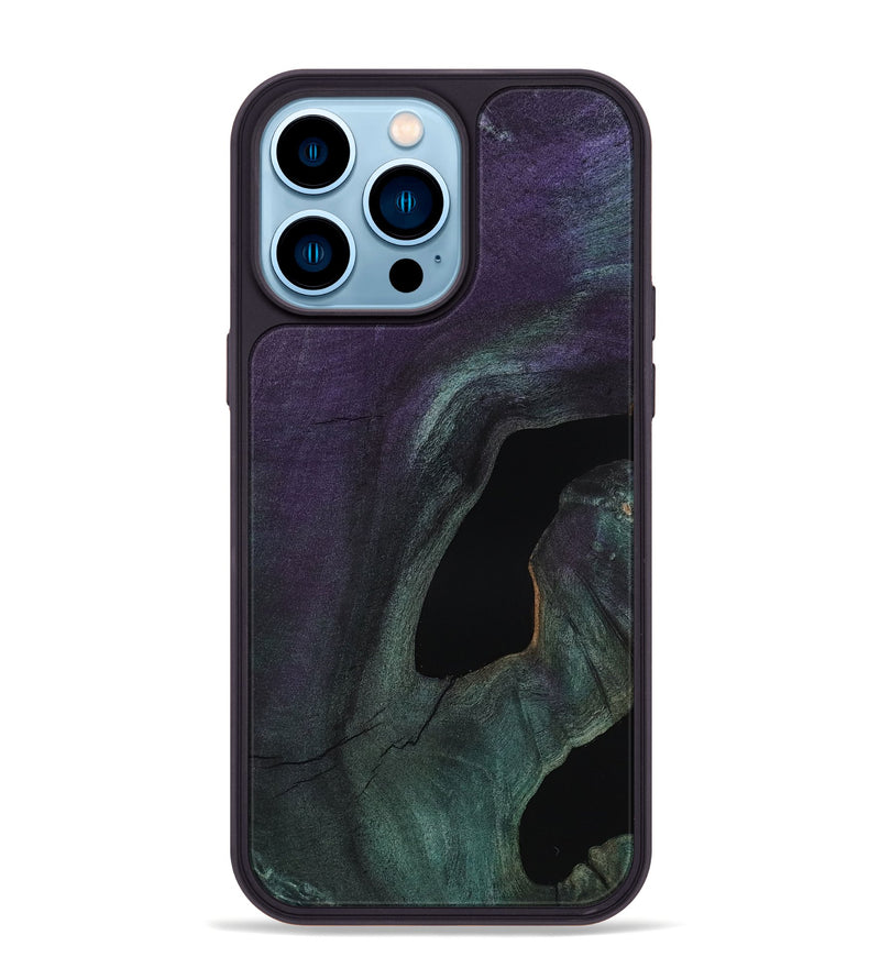 iPhone 14 Pro Max Wood Phone Case - Reid (Wood Burl, 818059)