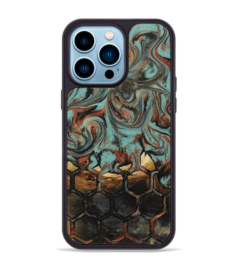 iPhone 14 Pro Max Wood Phone Case - Mayra (Pattern, 818079)