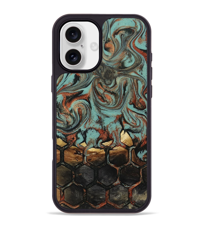 iPhone 16 Plus Wood Phone Case - Mayra (Pattern, 818079)