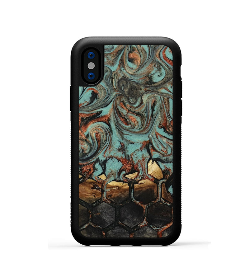 iPhone Xs Wood Phone Case - Mayra (Pattern, 818079)