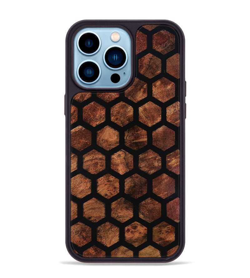 iPhone 14 Pro Max Wood Phone Case - Kellen (Pattern, 818123)
