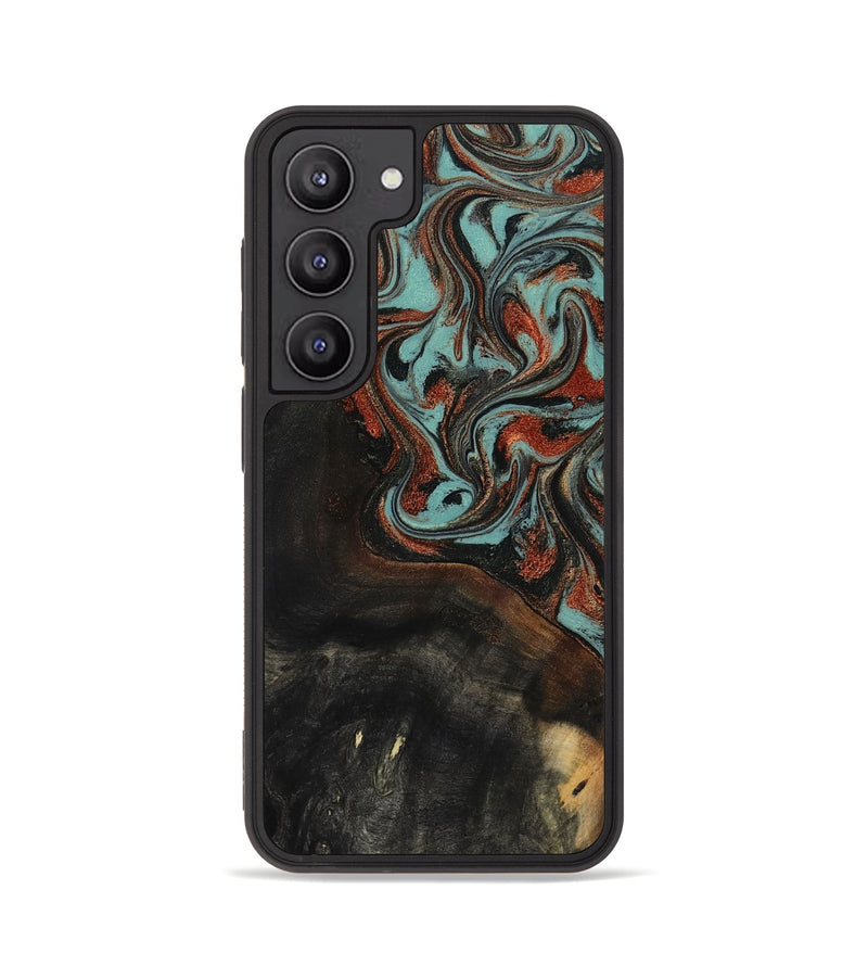 Galaxy S23 Wood Phone Case - Lora (Green, 818124)