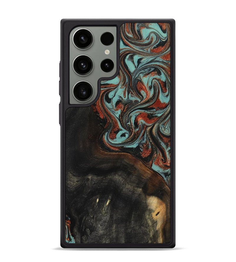 Galaxy S24 Ultra Wood Phone Case - Lora (Green, 818124)