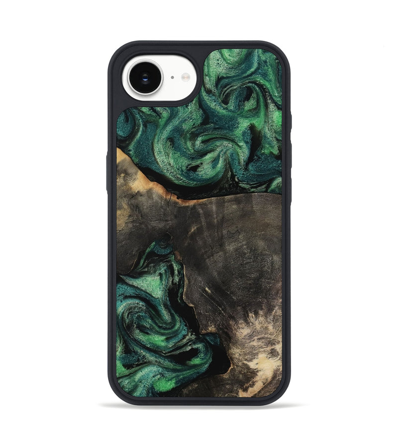 iPhone 17e Wood Phone Case - Tyesha (Green, 818125)