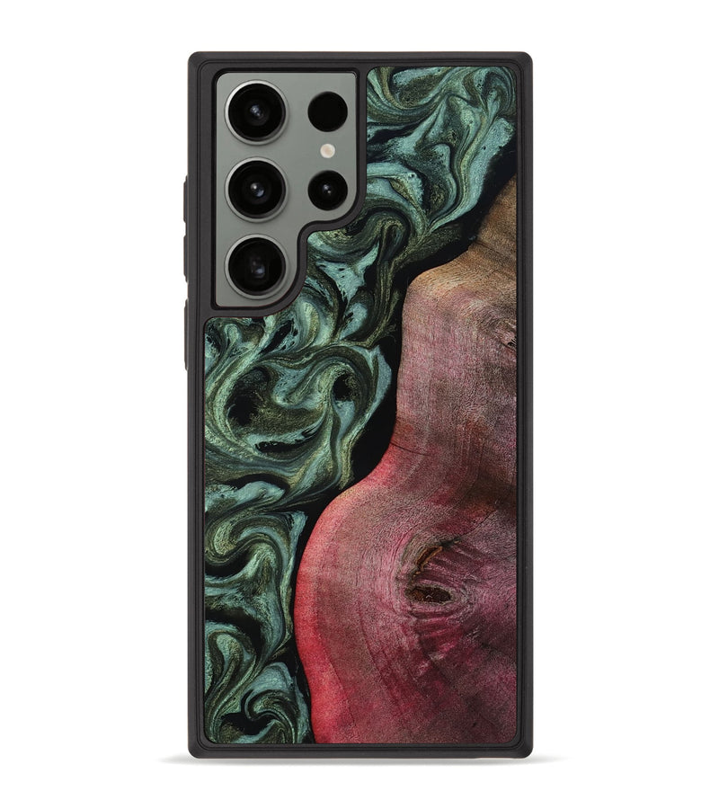 Galaxy S23 Ultra Wood Phone Case - Garret (Green, 818126)