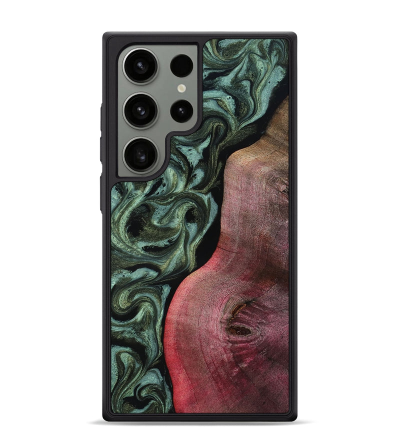 Galaxy S24 Ultra Wood Phone Case - Garret (Green, 818126)