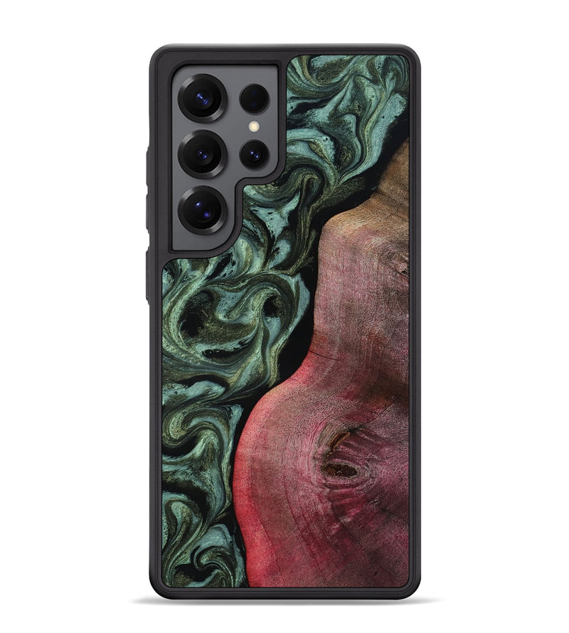 Galaxy S25 Ultra Wood Phone Case - Garret (Green, 818126)