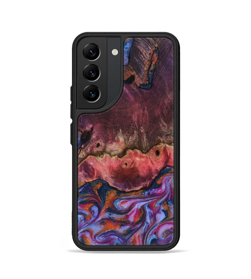 Galaxy S22 Wood Phone Case - Jaxson (Blue, 818129)