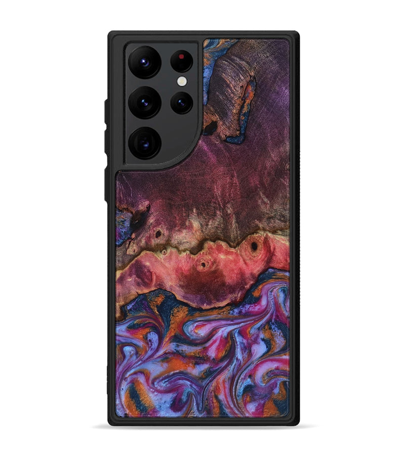 Galaxy S22 Ultra Wood Phone Case - Jaxson (Blue, 818129)