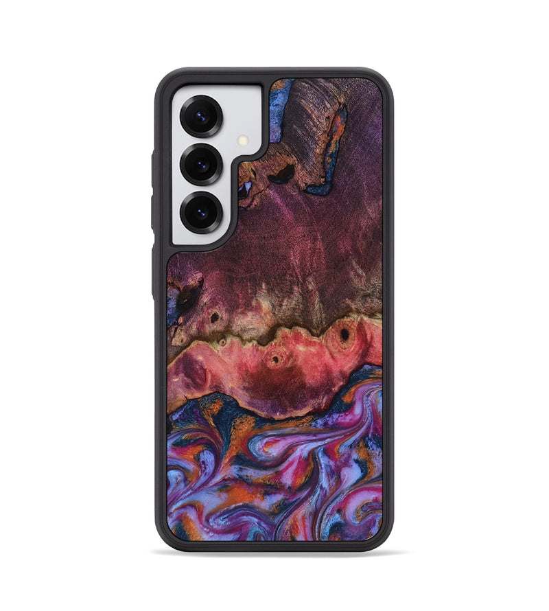 Galaxy S25 Wood Phone Case - Jaxson (Blue, 818129)
