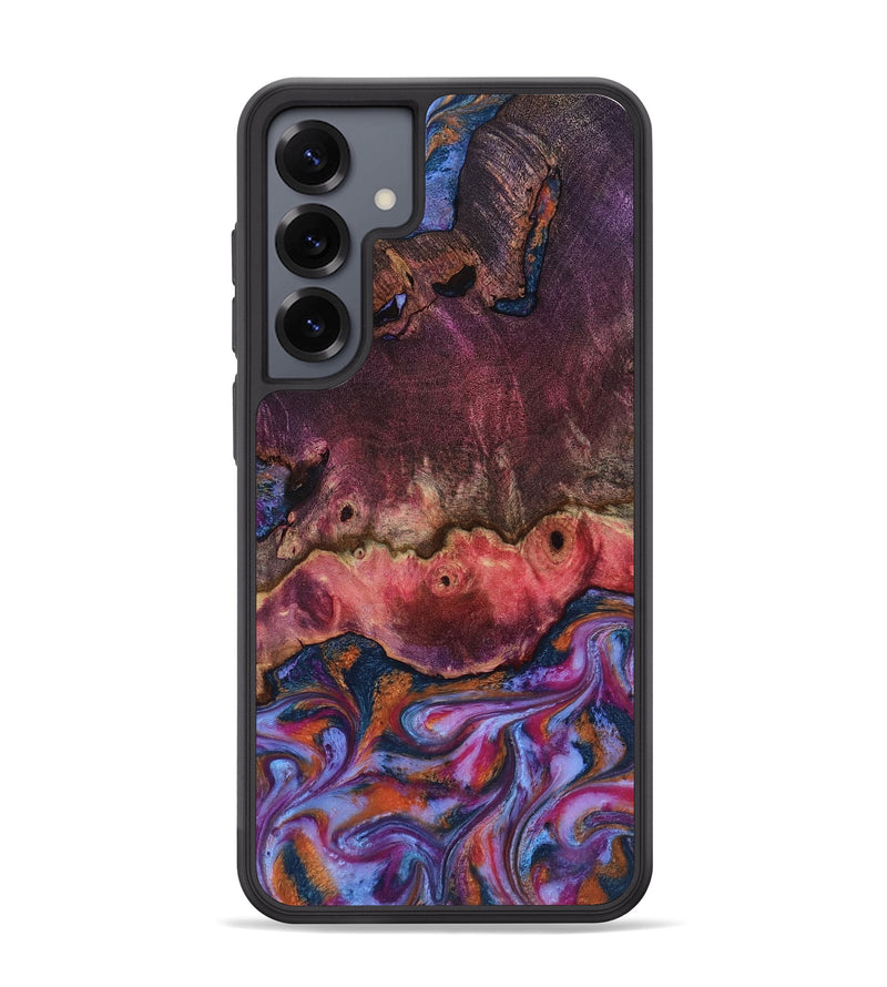 Galaxy S25 Plus Wood Phone Case - Jaxson (Blue, 818129)