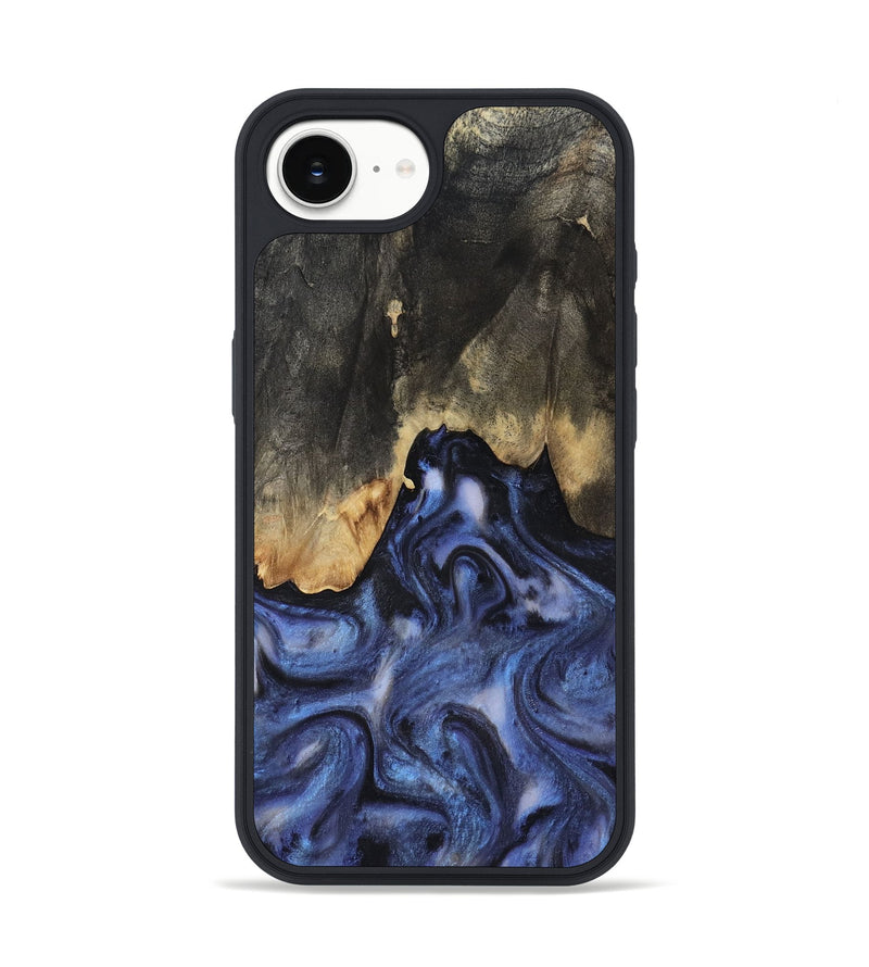 iPhone 17e Wood Phone Case - Enrique (Blue, 818130)