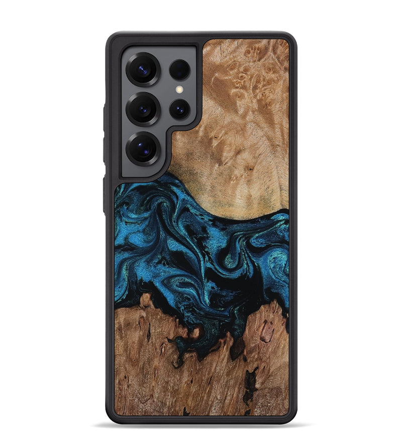 Galaxy S25 Ultra Wood Phone Case - Pearle (Blue, 818131)
