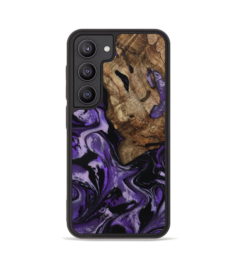 Galaxy S23 Wood Phone Case - Xiomara (Purple, 818136)