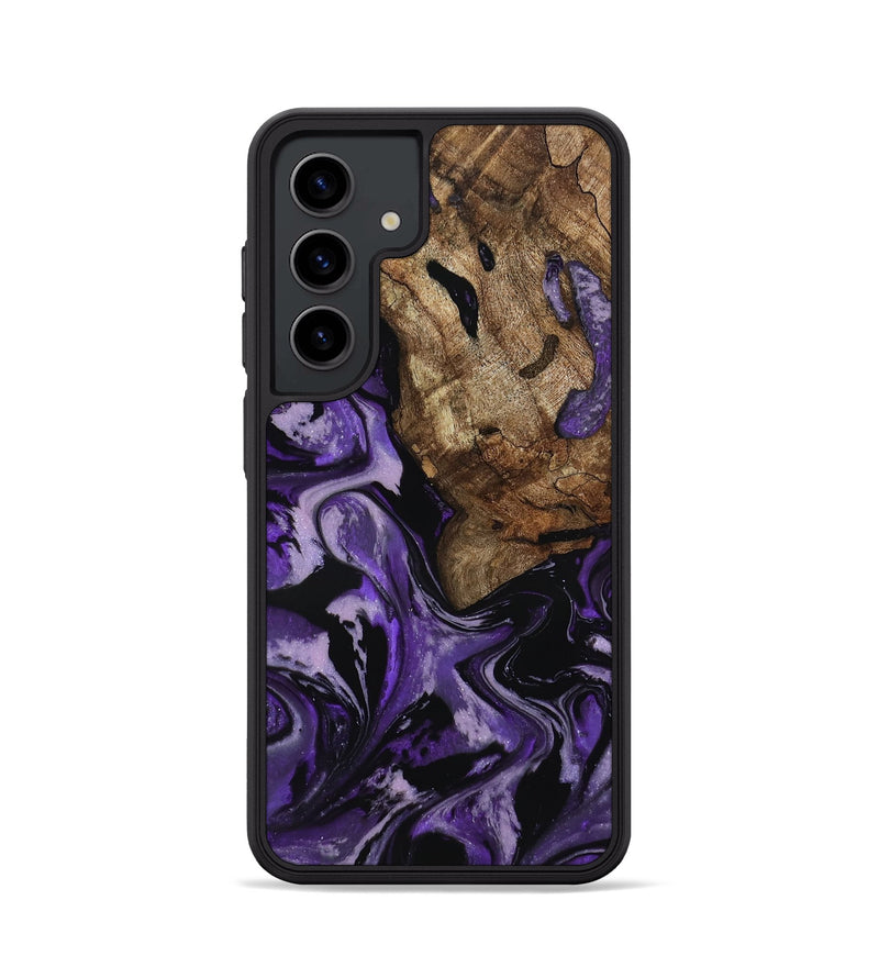 Galaxy S24 Wood Phone Case - Xiomara (Purple, 818136)
