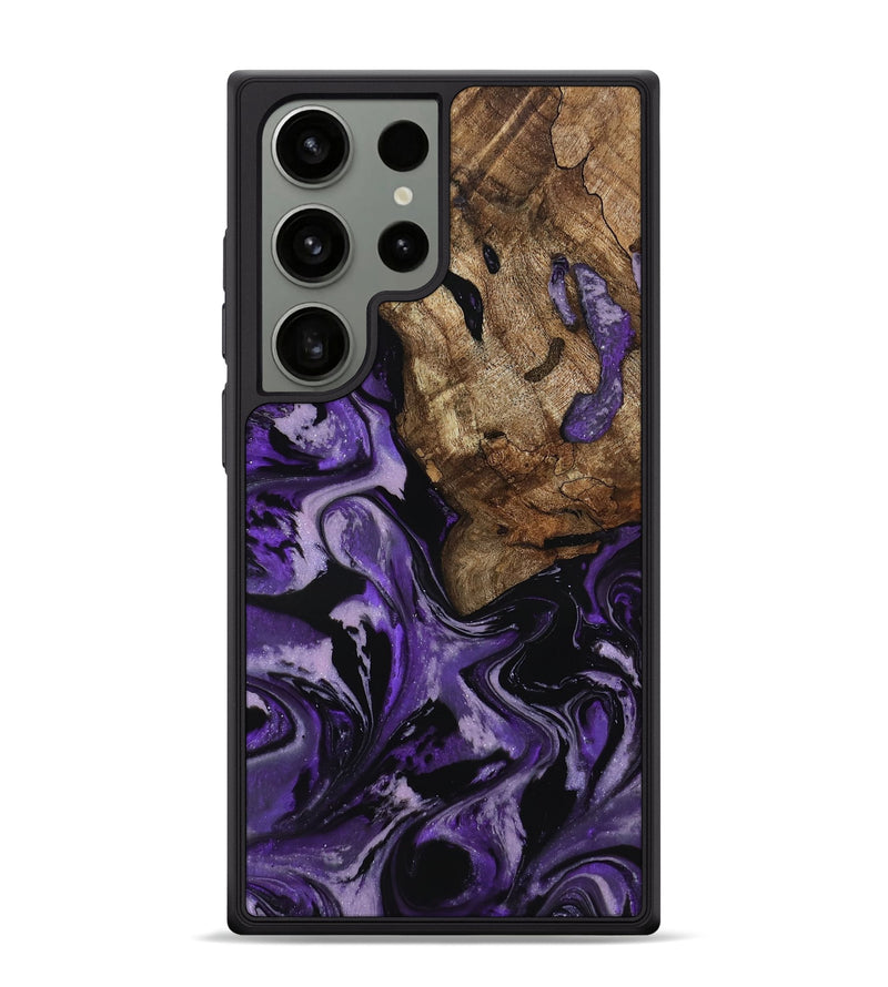 Galaxy S24 Ultra Wood Phone Case - Xiomara (Purple, 818136)