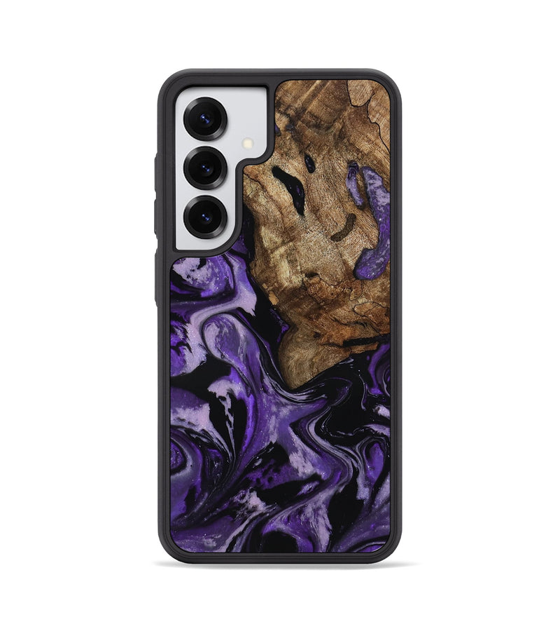 Galaxy S25 Wood Phone Case - Xiomara (Purple, 818136)