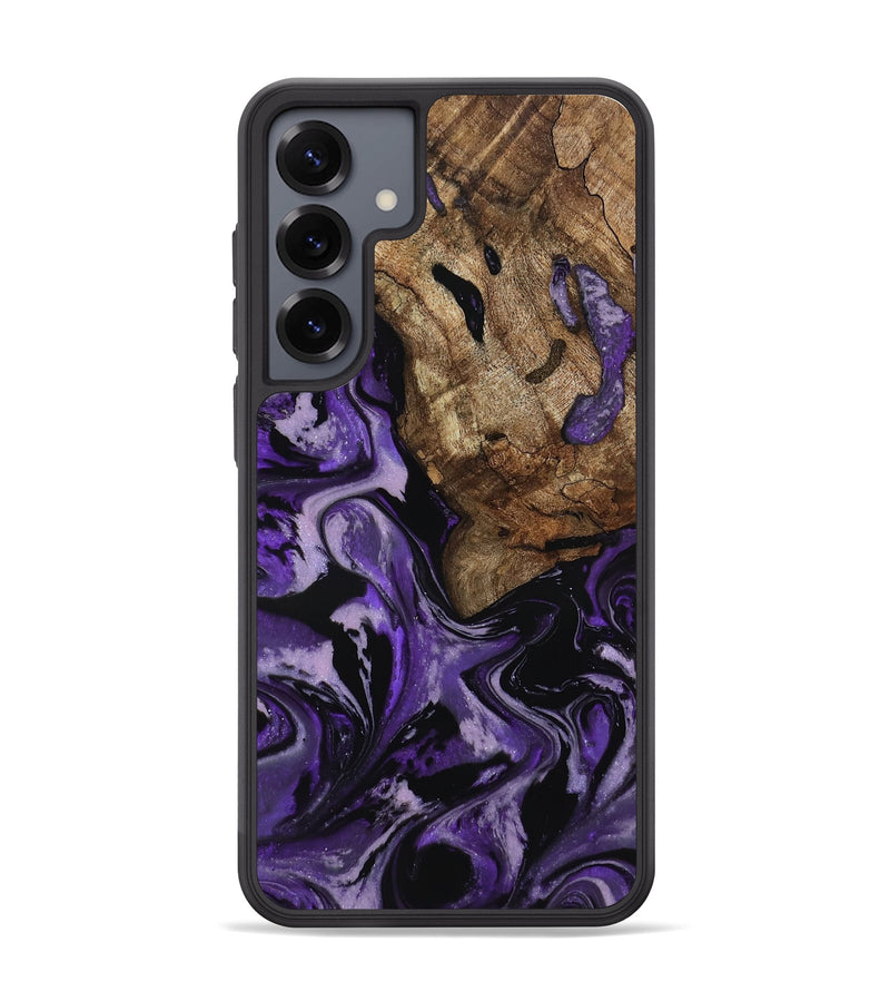 Galaxy S25 Plus Wood Phone Case - Xiomara (Purple, 818136)