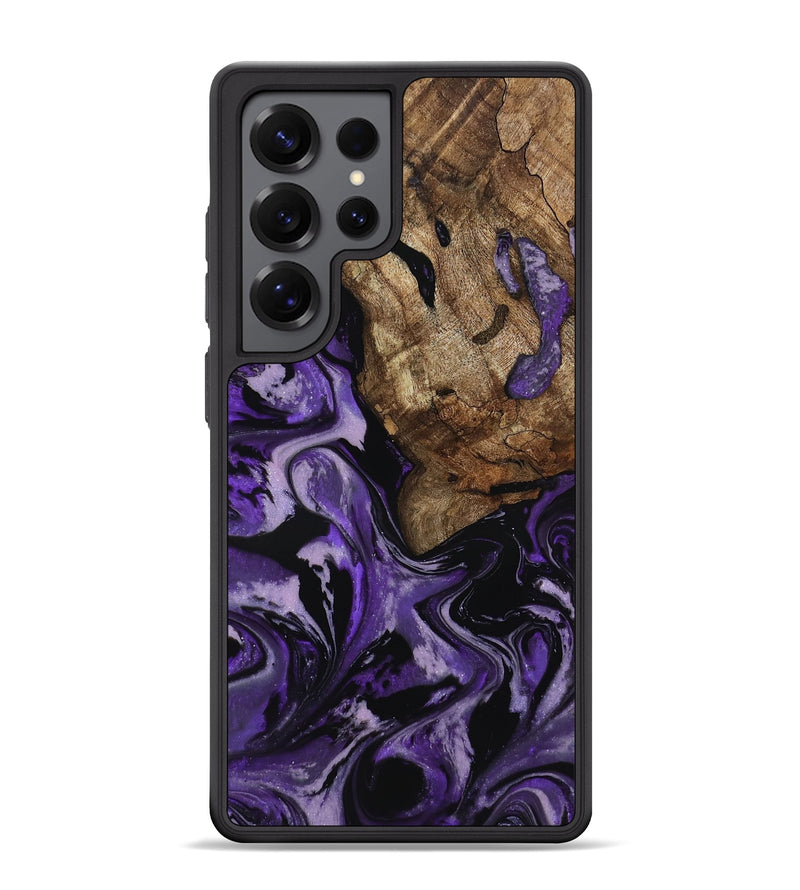 Galaxy S25 Ultra Wood Phone Case - Xiomara (Purple, 818136)