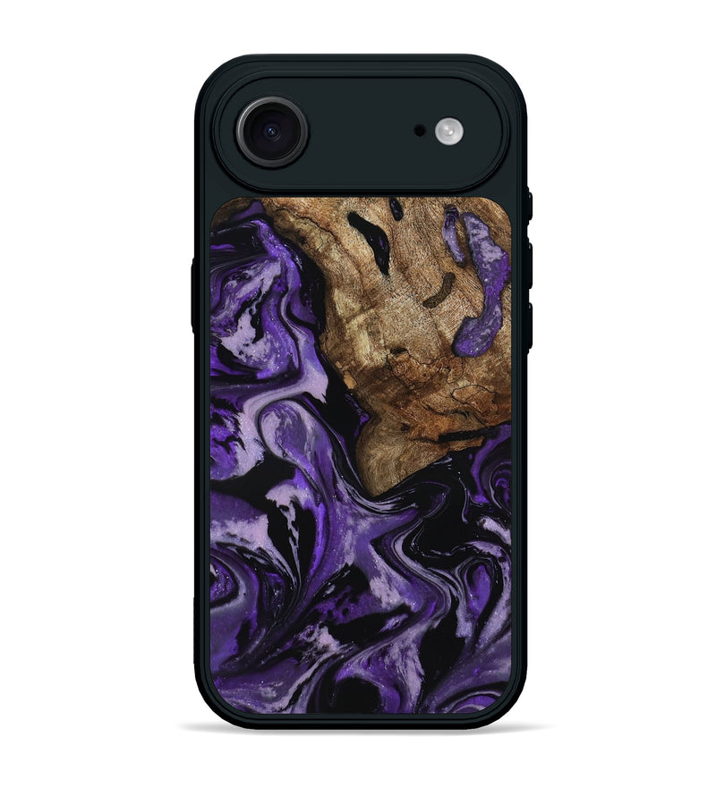 iPhone 17 Air Wood Phone Case - Xiomara (Purple, 818136)