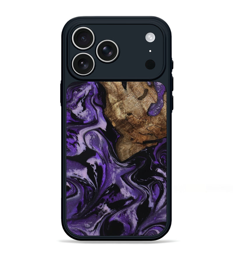 iPhone 17 Pro Max Wood Phone Case - Xiomara (Purple, 818136)